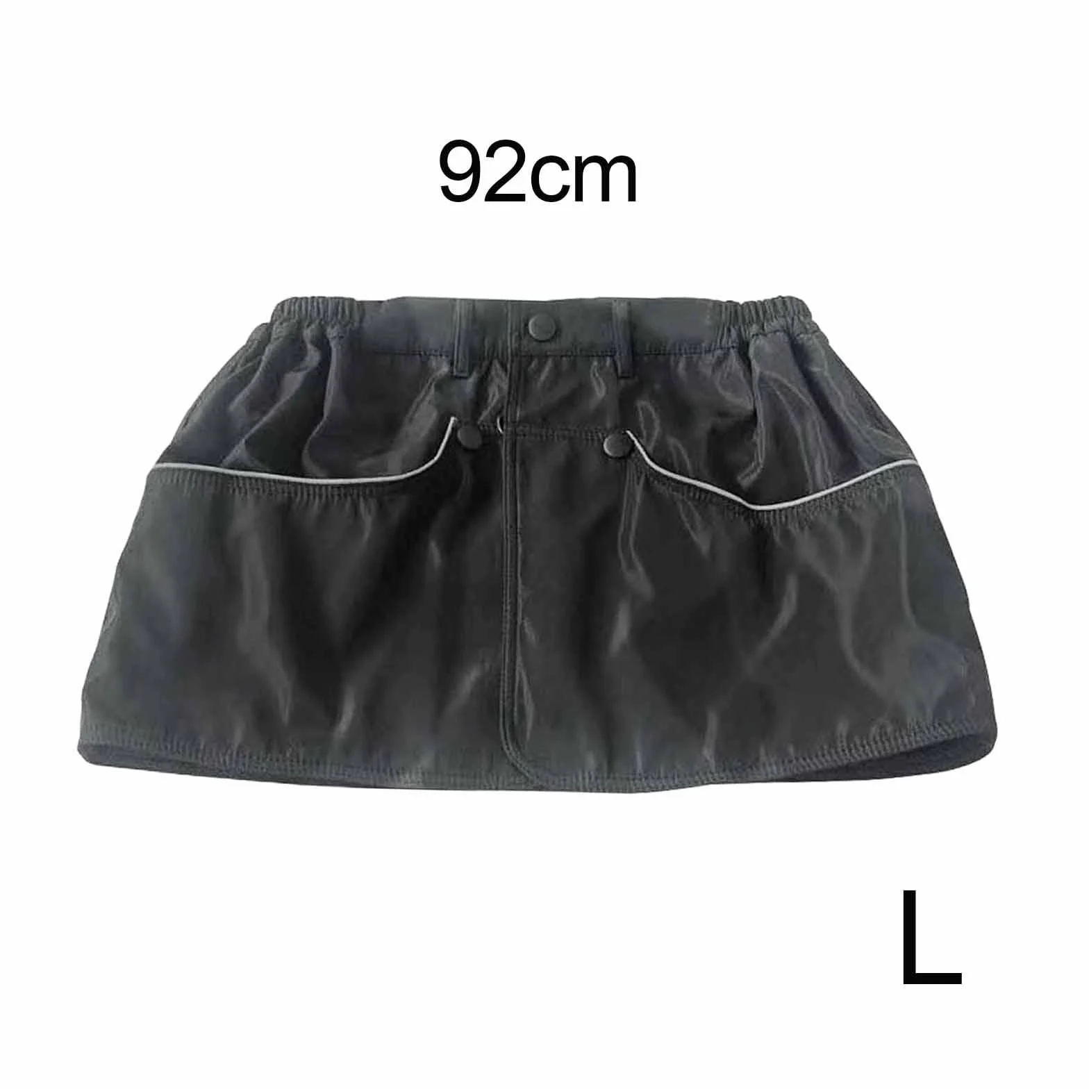 Baoblaze Tablier professionnel dresseur chien poches ceinture hanche Noir L 92 cm