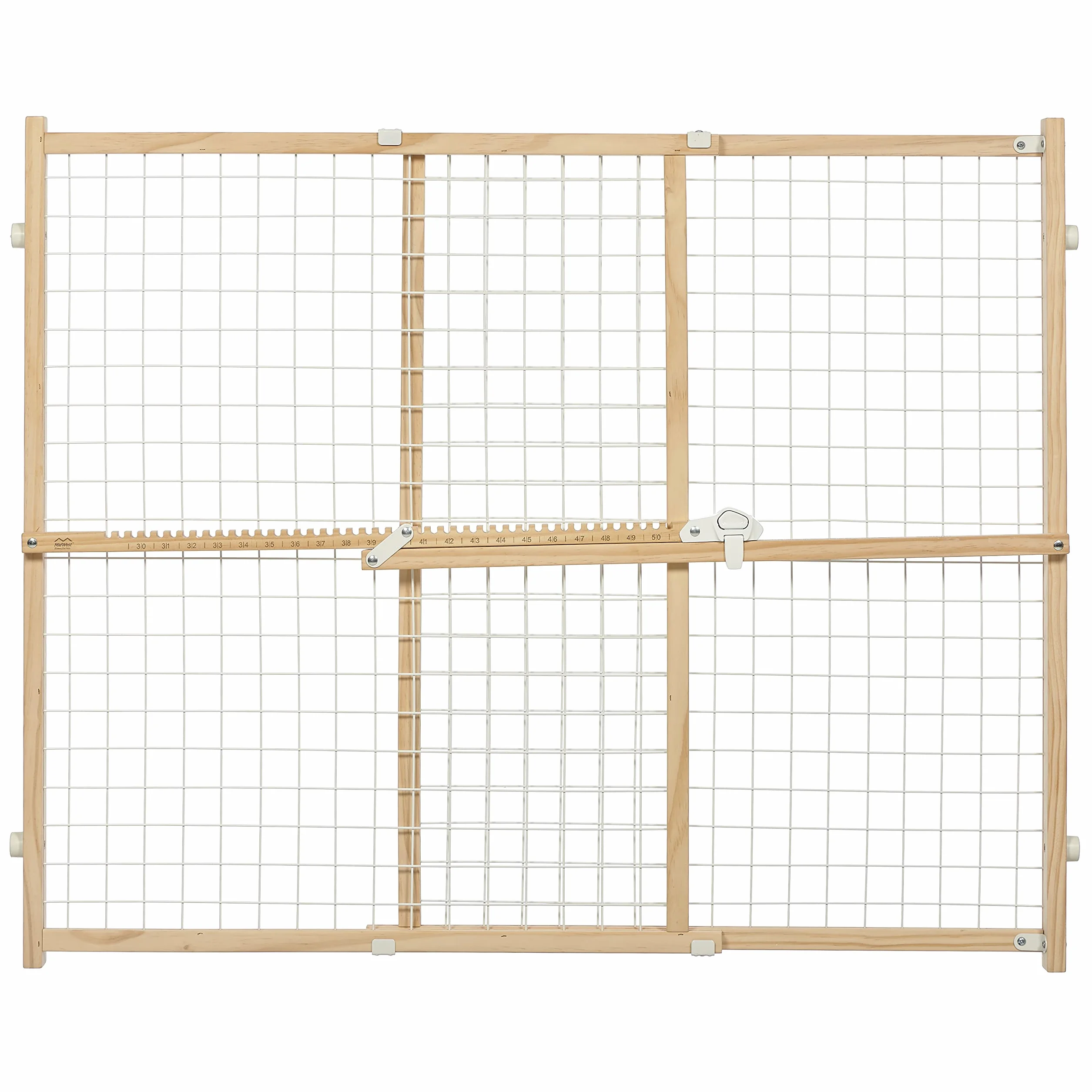 Midwest Homes for Pets Barrière de sécurité en grillage 81,28 cm haut 73,66-127 cm large bois