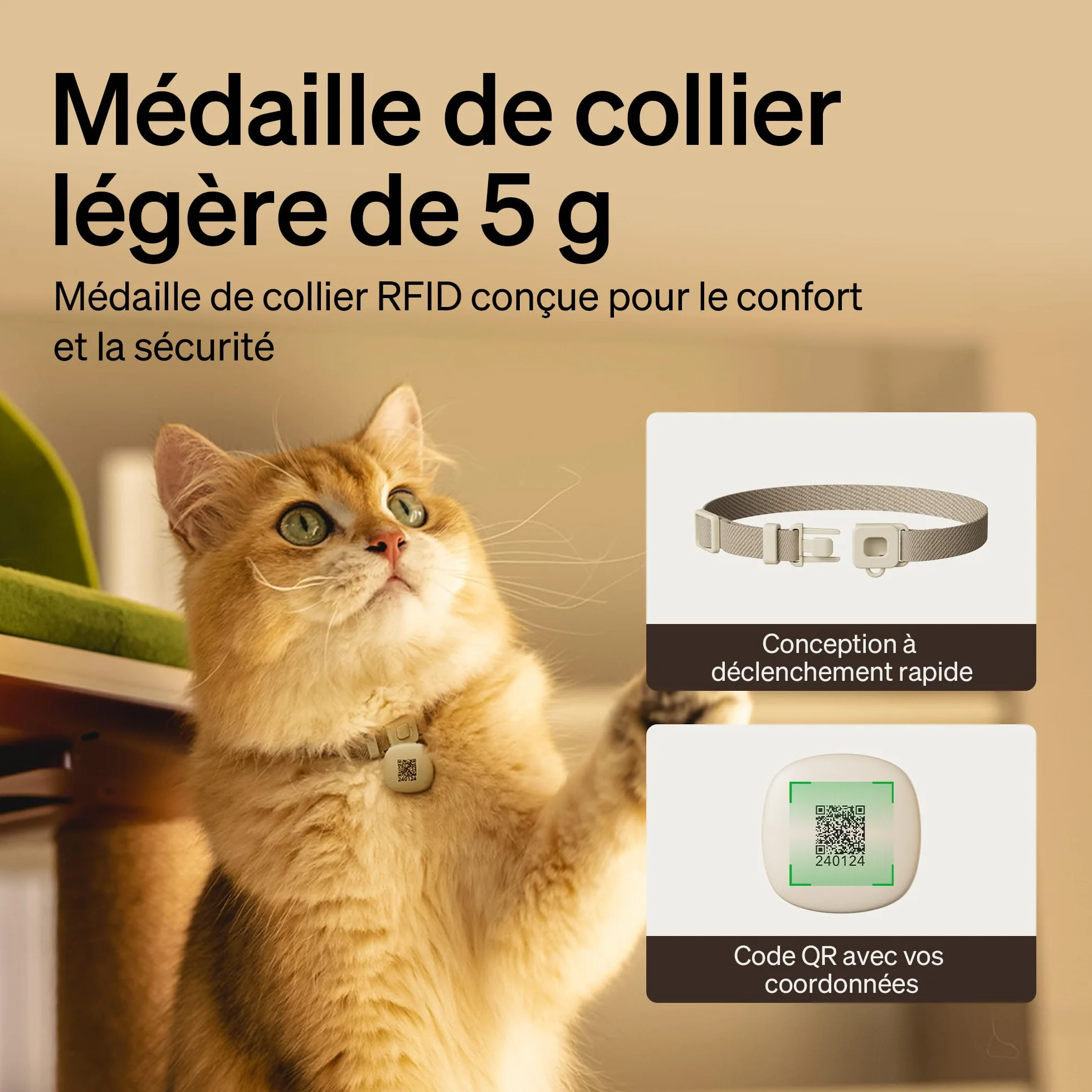 PETLIBRO Distributeur Automatique RFID Chat Wi-Fi 2,4/5 GHz Contrôle Application Reconnaissance Collier