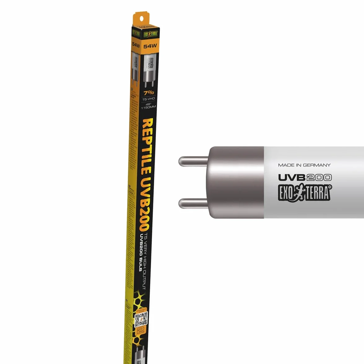 Exo Terra Tube fluorescent T5 VHO UVB 200 54 W 1,15 m