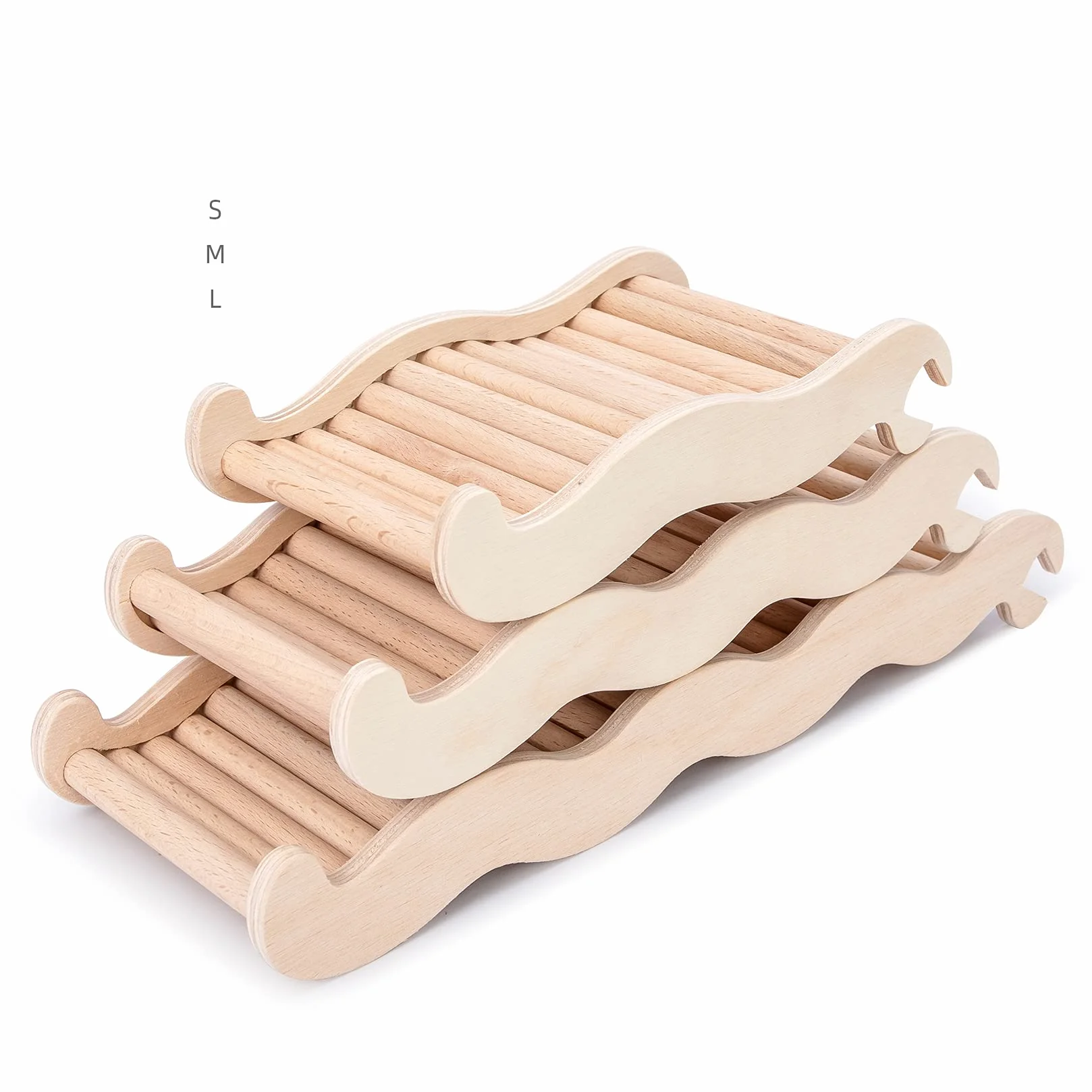 Niteangel Pont en Bois pour Hamsters, gerbilles, Souris et Petits Animaux (16 CM)