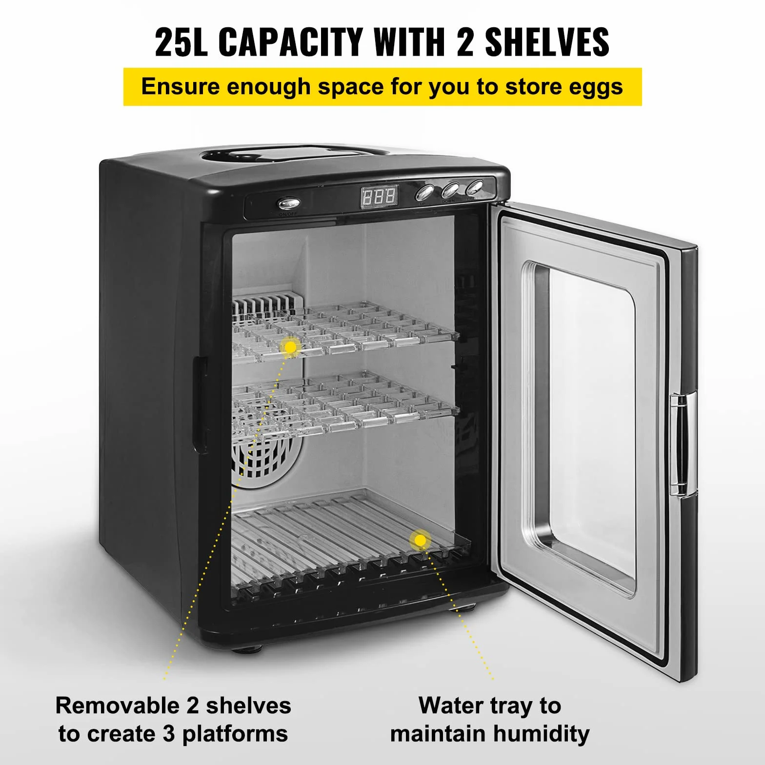 Incubateur 25L Automatique 5°-60°C pour Reptiles Amphibiens