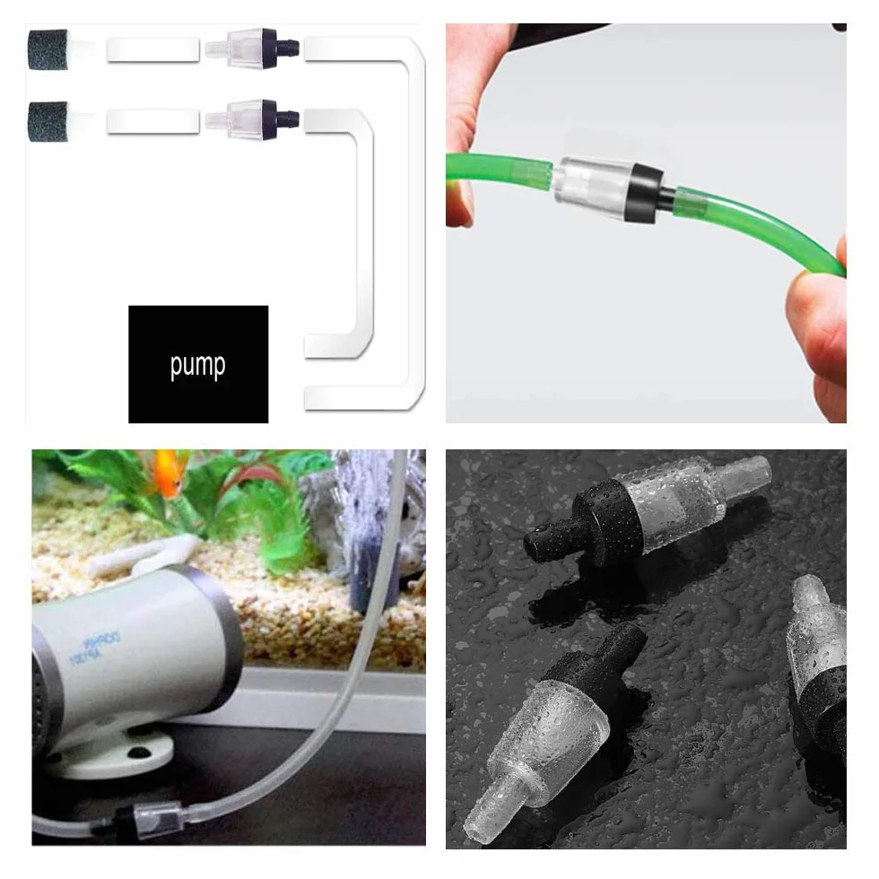 Pompe à air Accessoires pour Fish Tank 31 Pièces 5M Tuyau à air Bulles Pierres Valves