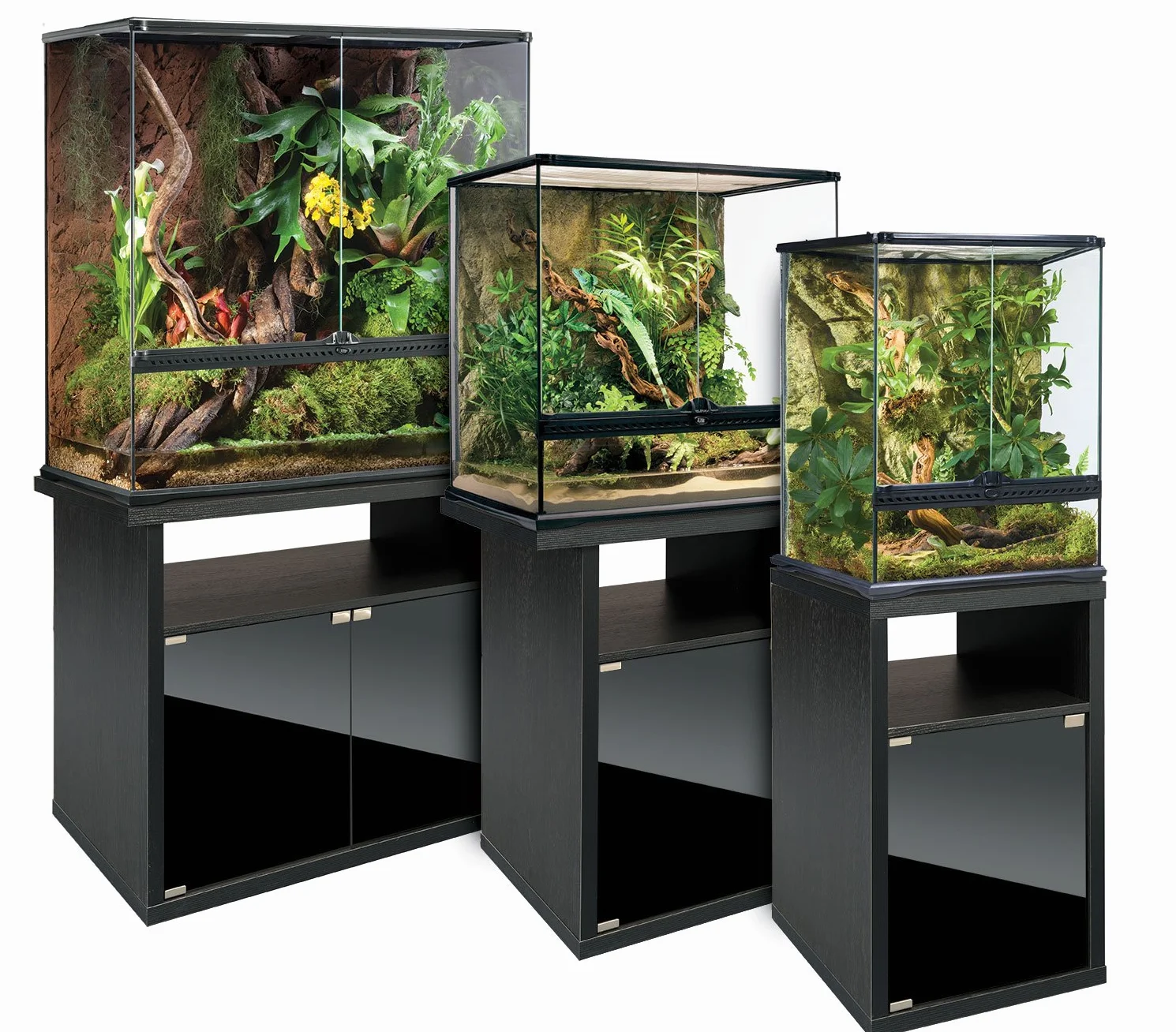 Exoterra Meuble Terrarium 45x45x70 cm 1 Porte Reptiles Amphibiens