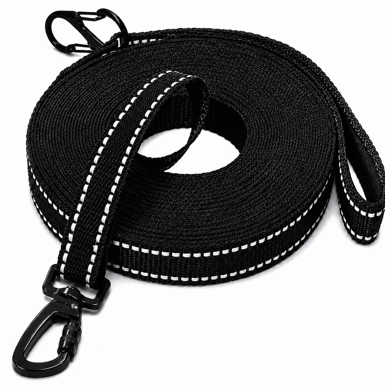 Longe pour Chien Réfléchissante 2M-30M Laisse de Dressage pour Petits Moyens Grands Chiens