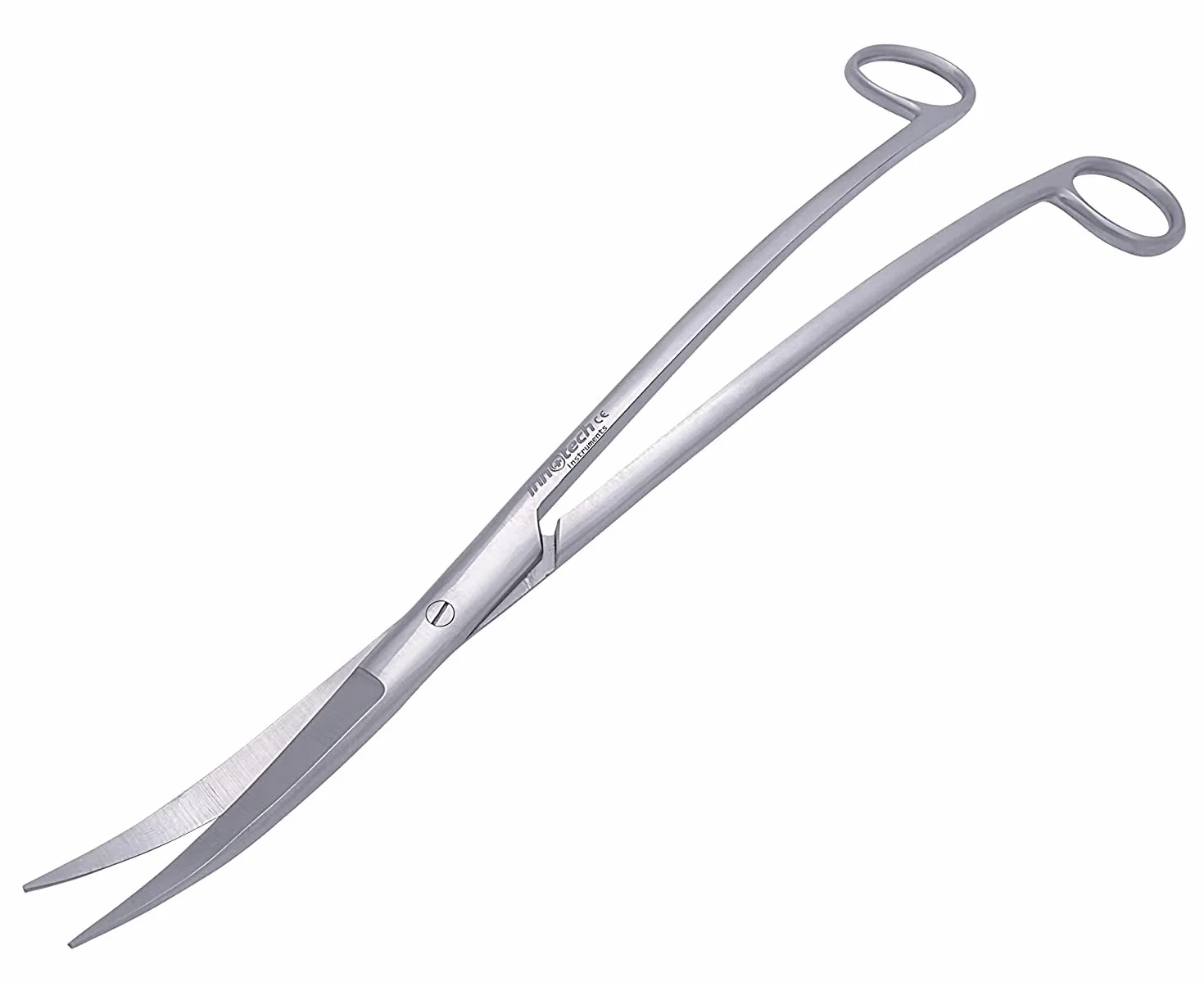Innotech Ciseaux d'aquarium ondulés noirs 30 cm argent pour plantes aquatiques