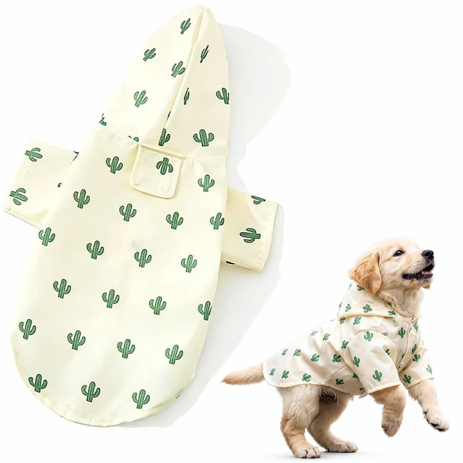 manteaux imperméables pour chiens, manteau pluie chien avec capuche, imperméables pour chiots avec trou pour laisse,veste de pluie pour animaux de compagnie,poncho pour petits chiens 4-7kg, XL