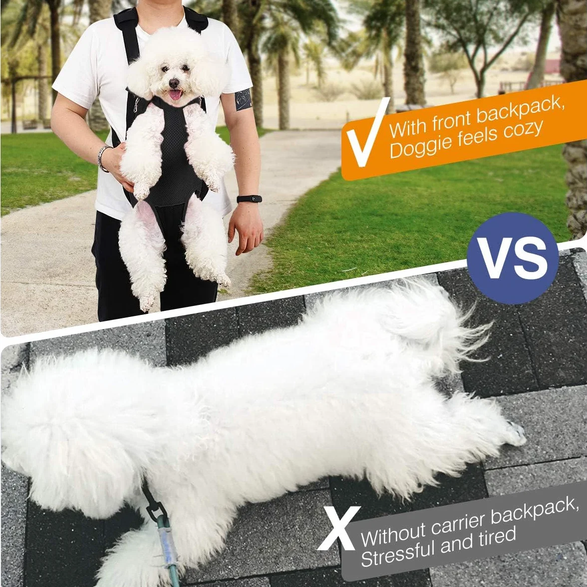 Sac de Transport de Voyage Extra Large pour Petit Chien Chiot Chat - Noir
