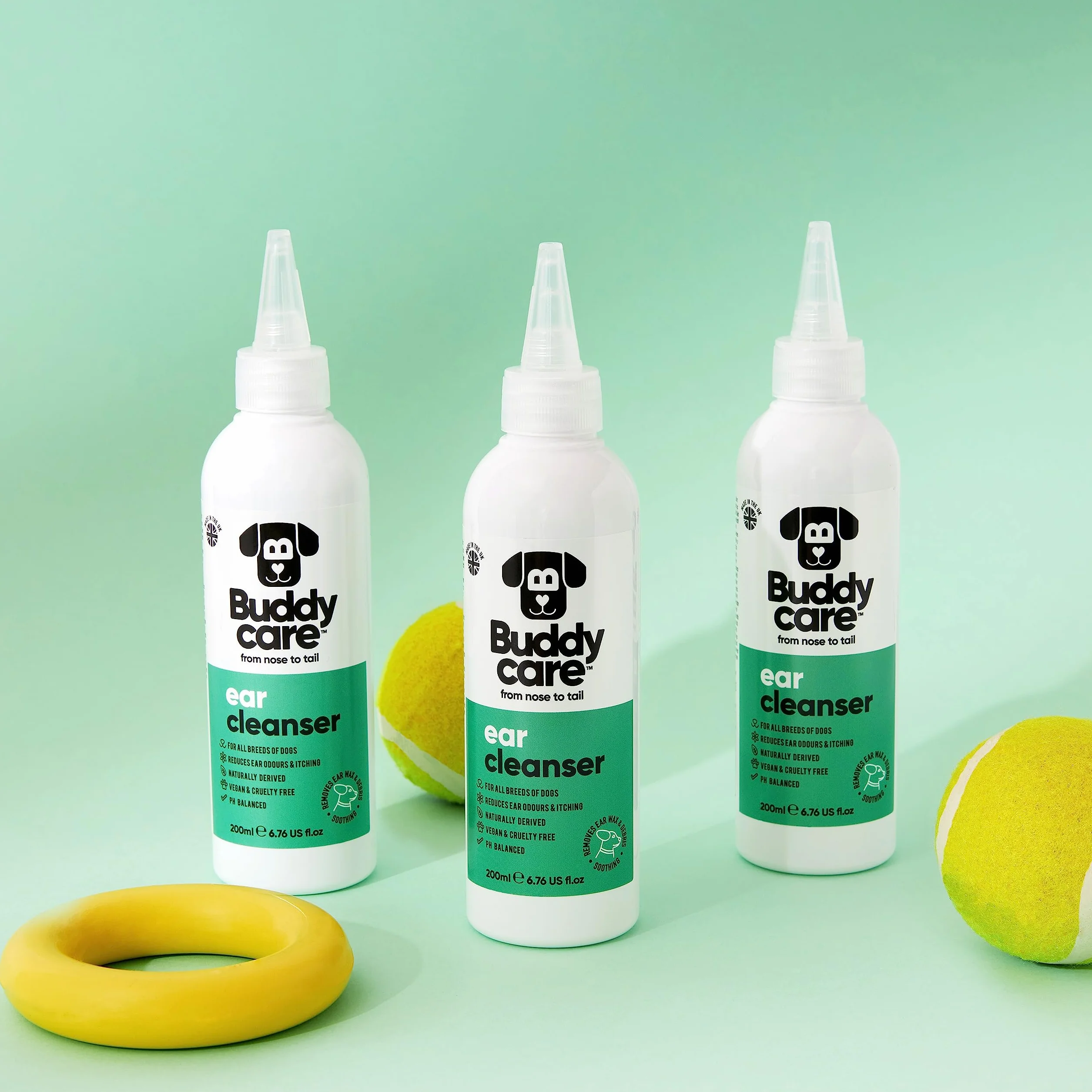 Buddycare Nettoyant pour oreilles de chien 200 ml Aloe Vera