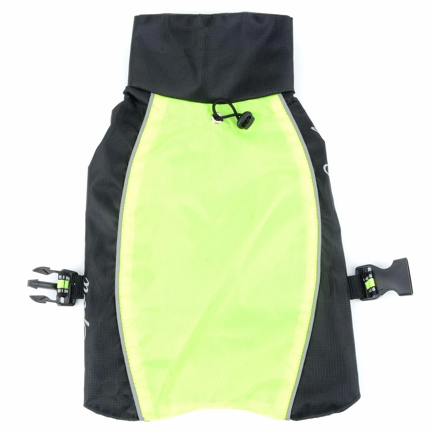 Manteau Imperméable Réfléchissant pour Chien Chat Veste Sécurité Coupe-Vent Légère Vert M