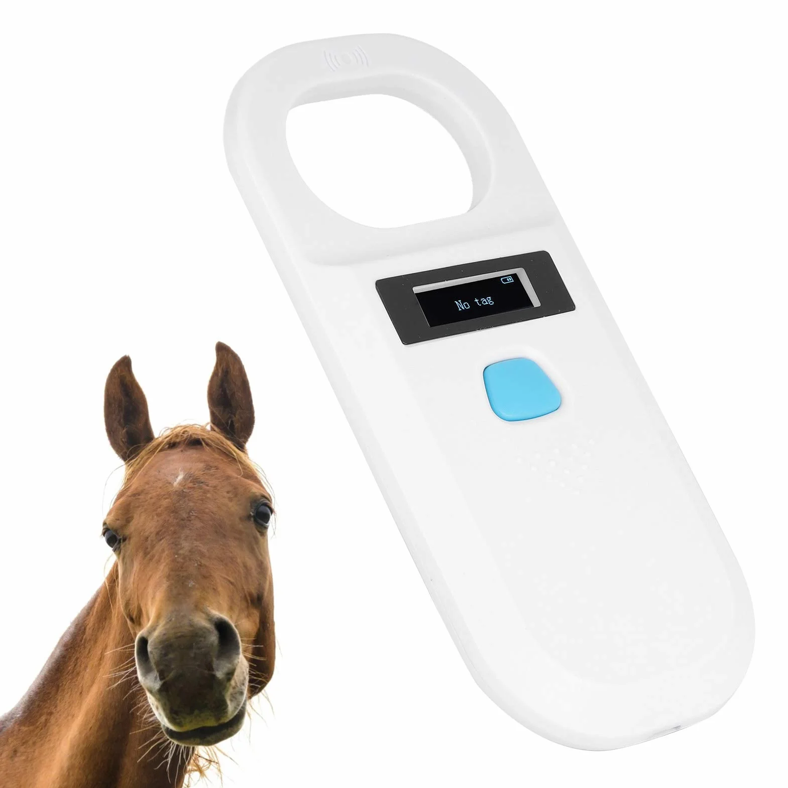 Lecteur d'identification d'identité Scanner de Puce Animaux de Compagnie USB Tenu dans la Main Cheval Portable