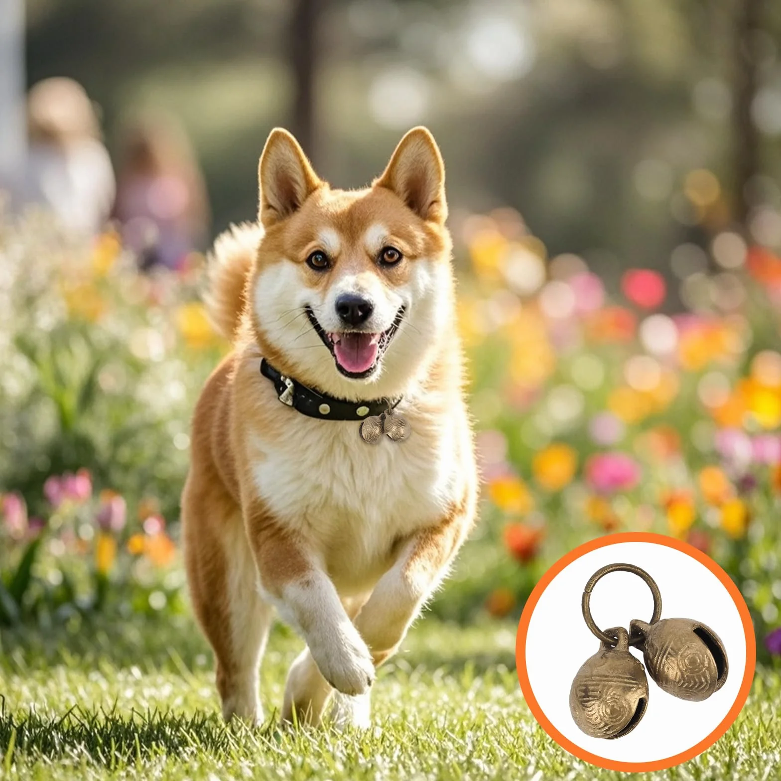 Cloches pour Chien en Laiton Extra Fortes Collier Animaux Compagnie Accessoires