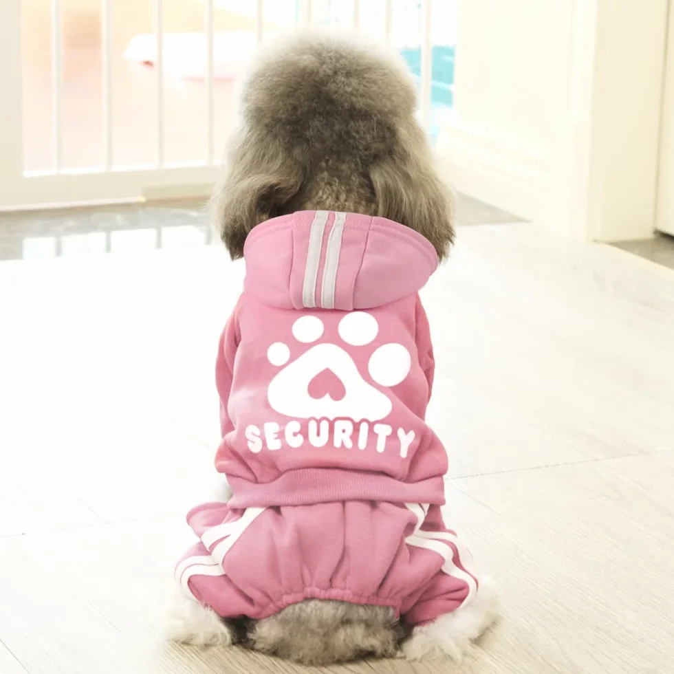 Sweat à Capuche pour Chien Vêtements pour Animaux Pull Automne Hiver Polaire Veste pour Chihuahua Teddy Petits Chiens Taille Moyenne