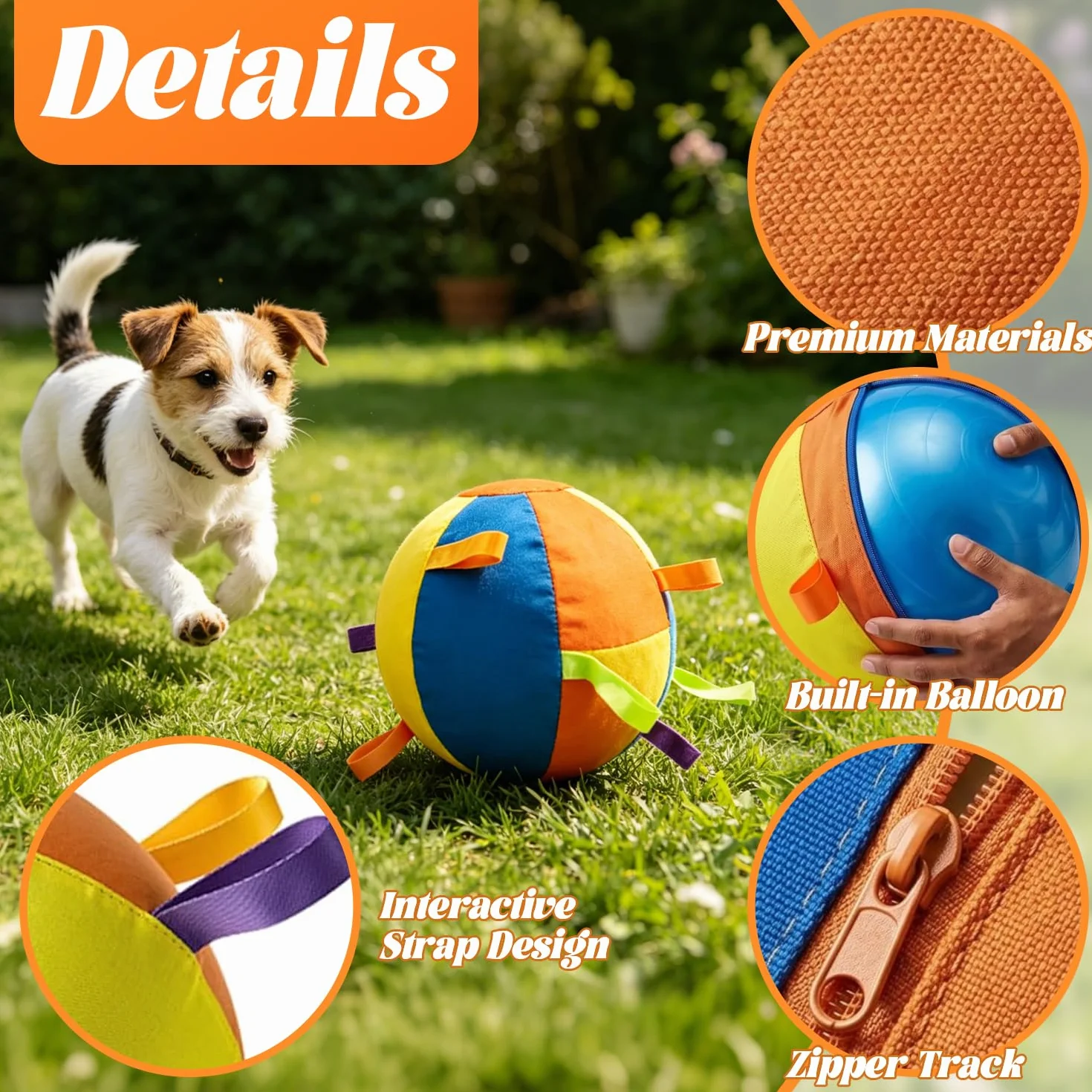 Herding Balle pour chien, Balle de troupeau gonflable, Balle interactive résistante pour chien, Ballon interactif apaisant, Balle de cheval extérieur