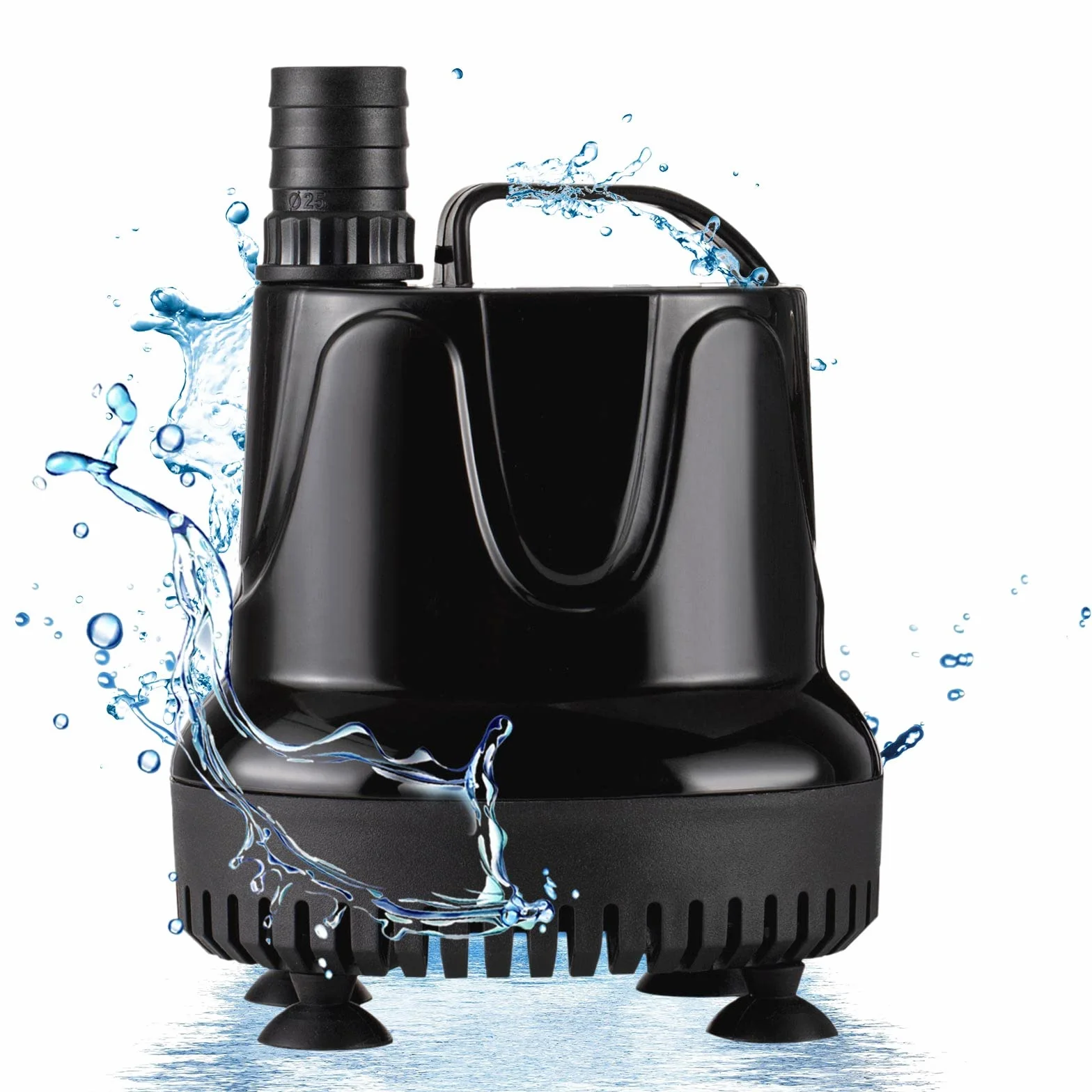 Hygger Pompe à eau Pour Aquarium 800 L/H 18W Silencieuse Submersible