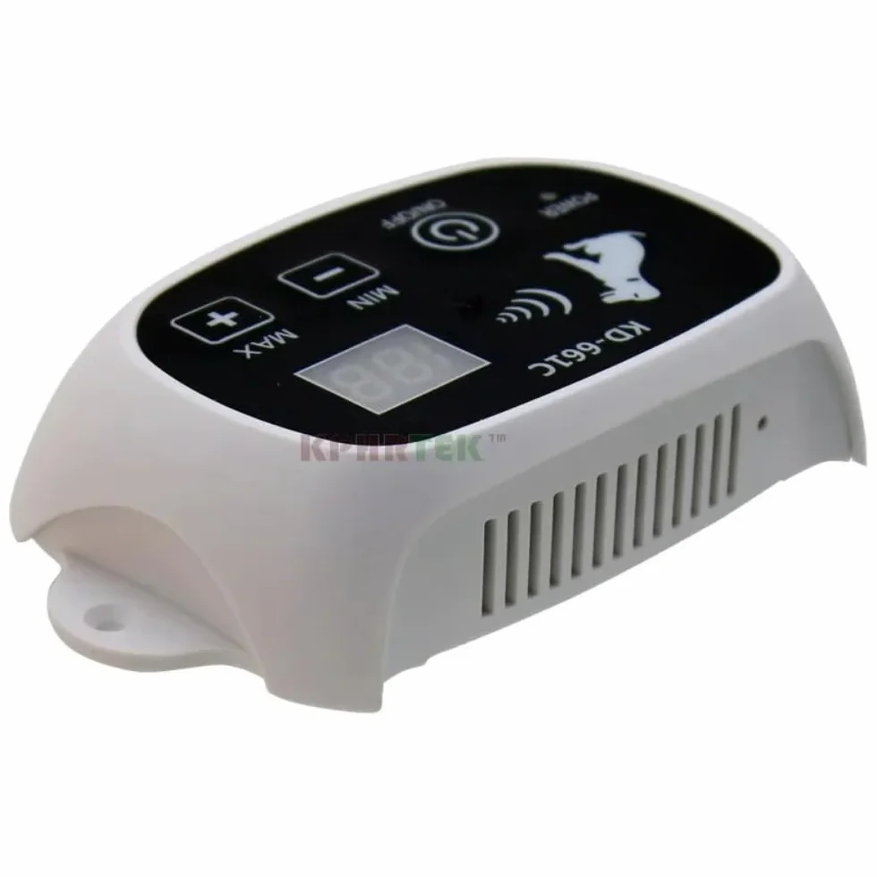 Système de clôture électronique sans fil pour chien, émetteur et récepteur rechargeables 661C-G-1