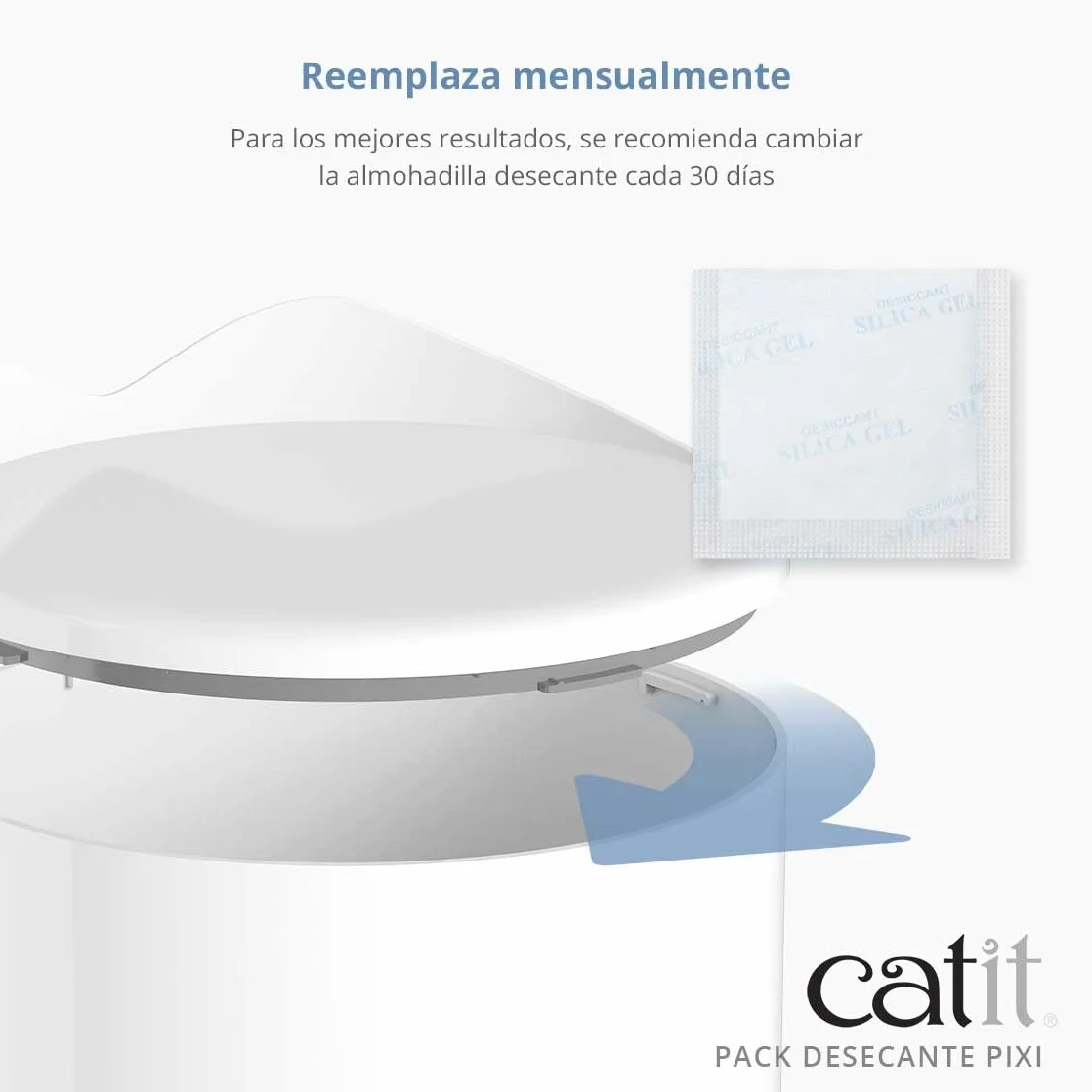 Catit PIXI Smart Feeder Lot de 3 tampons déshydratants de rechange blanc