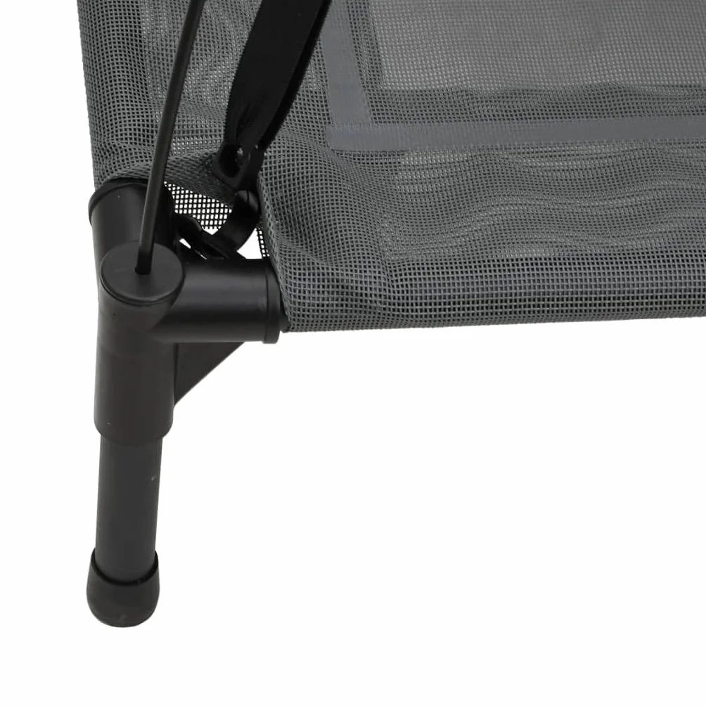 Lit pour Chien avec auvent Anthracite Tissu Oxford et Acier Articles pour Animaux de Compagnie Anthracite,172598