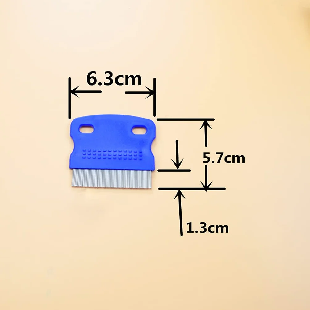 Peignes de toilettage pour chiens et chats Lot de 2 anti-puces