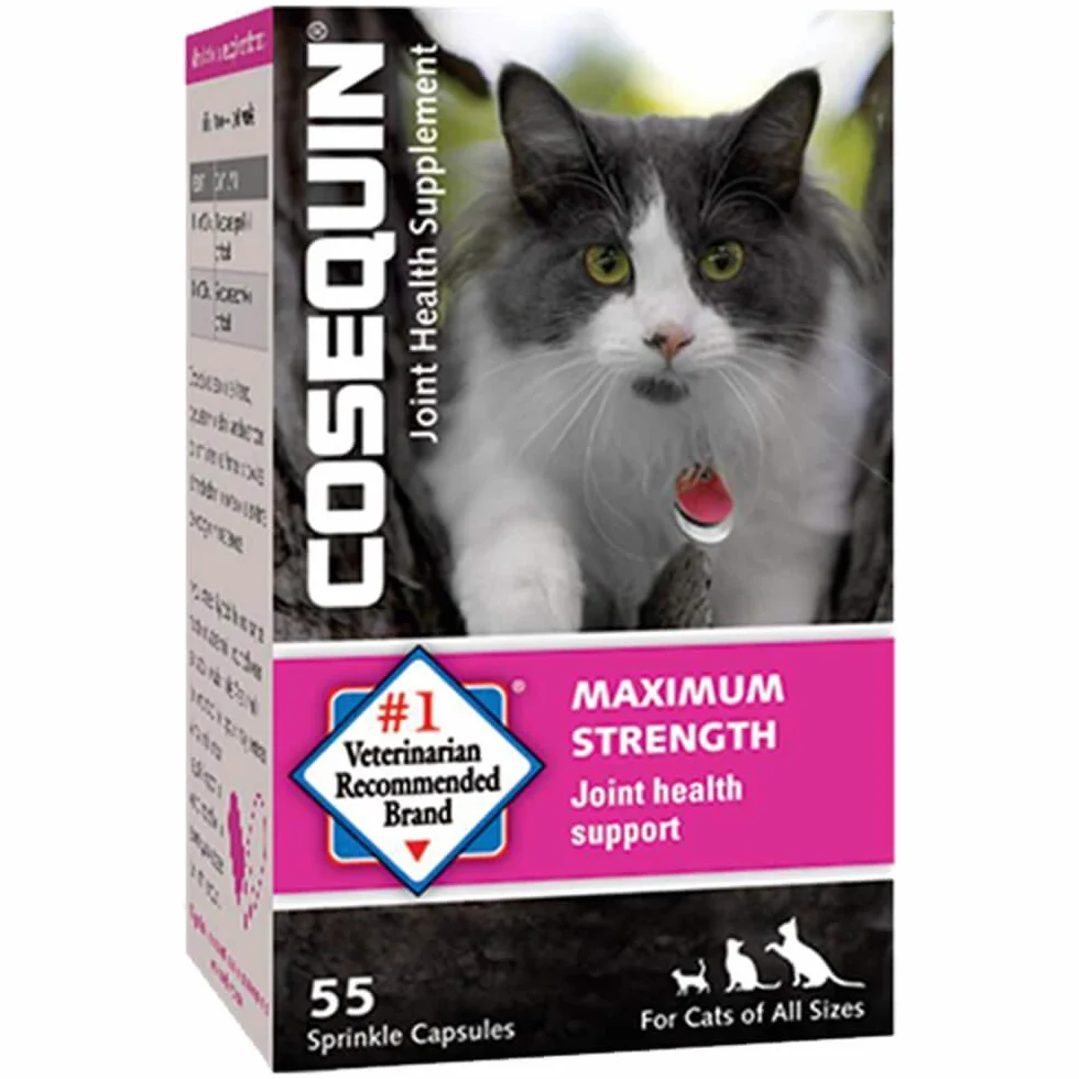 Nutramax Laboratories Cosequin Force Maximum Soutien articulaire chats 55 Capsules