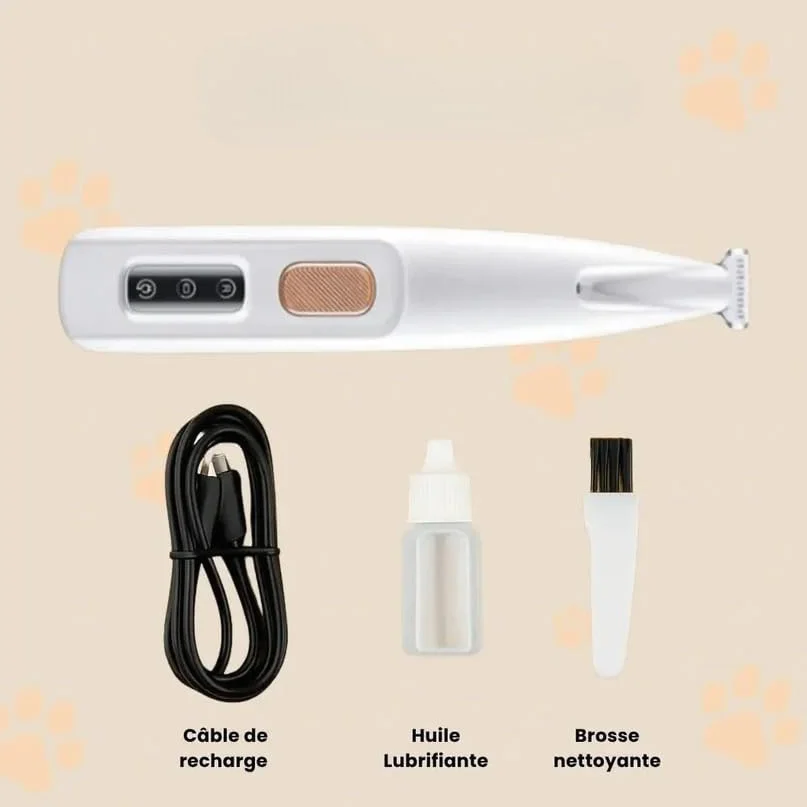 Patounet Tondeuse de Précision pour Chat Blanc