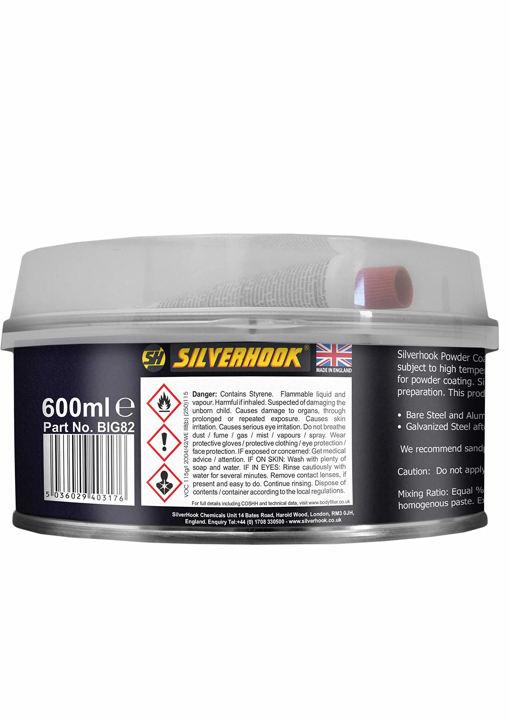 Silverhook BIG82 Big Boy Revêtement en Poudre Métal