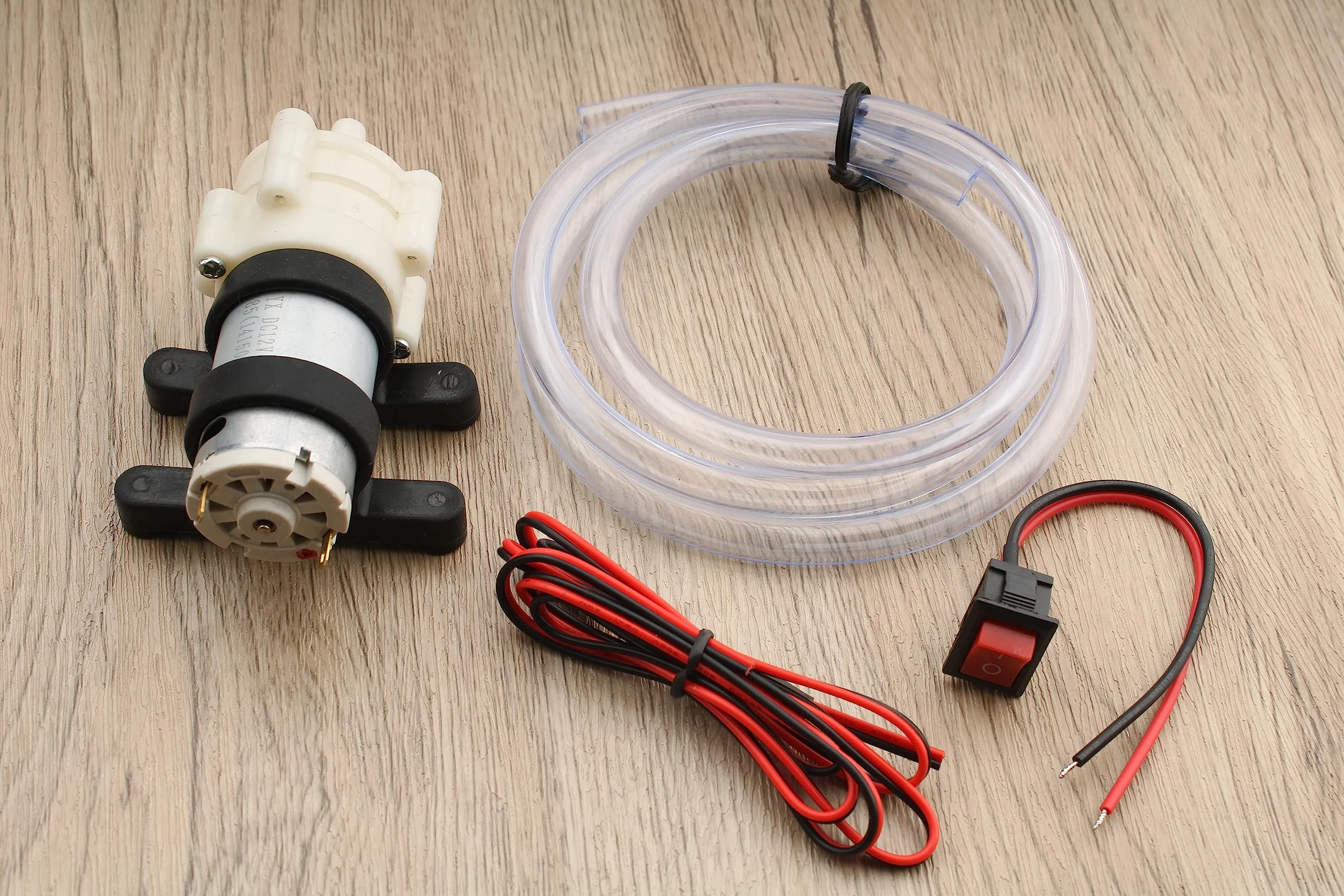 Mini pompe à amorçage automatique DC 6V-12V R385 pour aquarium, machine à thé, refroidissement par eau – Pompe à membrane micro vide