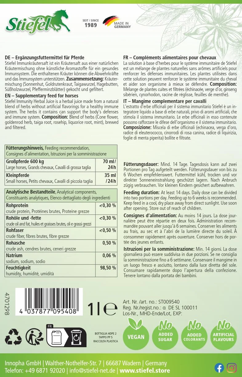 Stiefel Immunity Herbal Juice 1 l