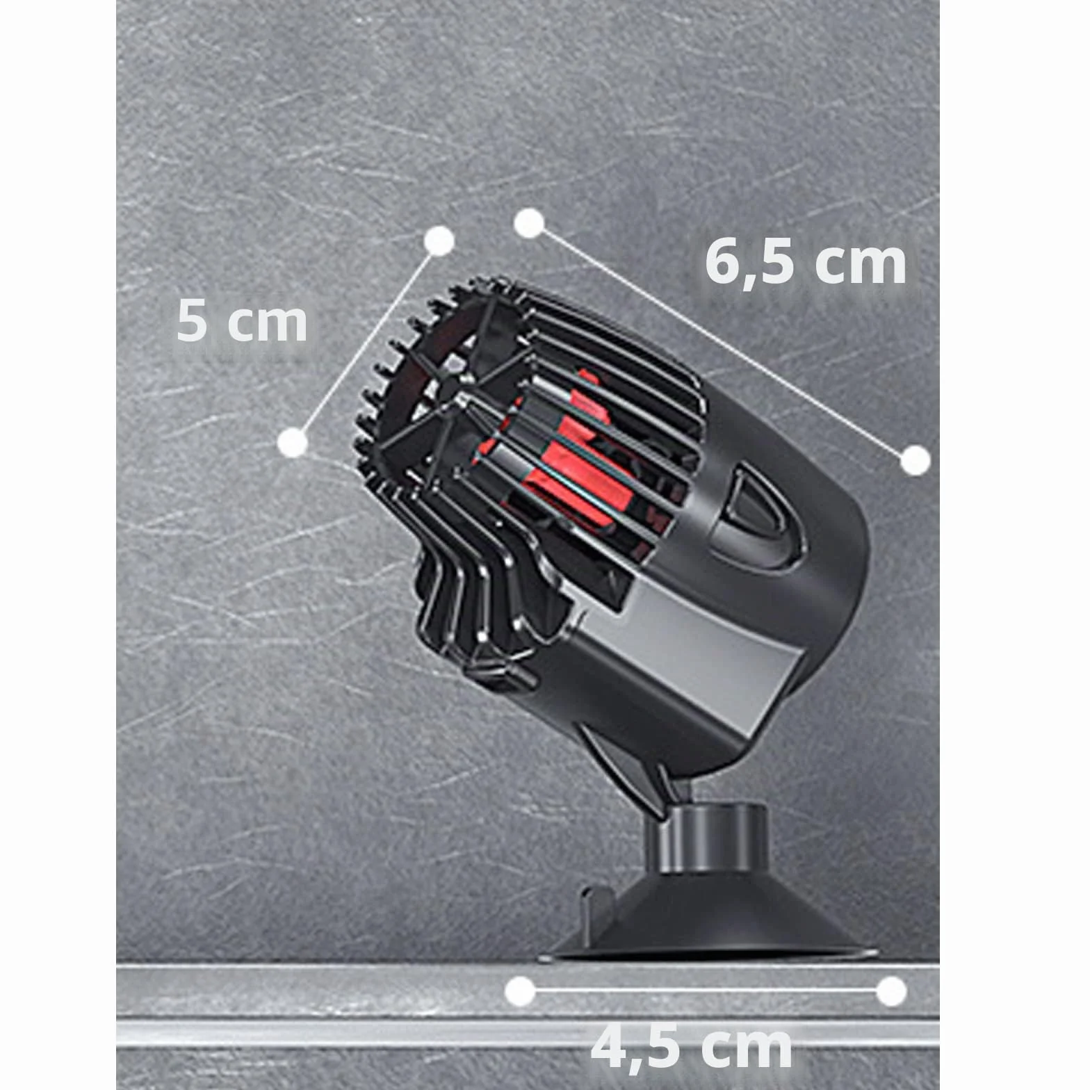 Pompe de circulation Wavemaker 3000L/H 360° pivotante Noir pour aquarium eau douce salée