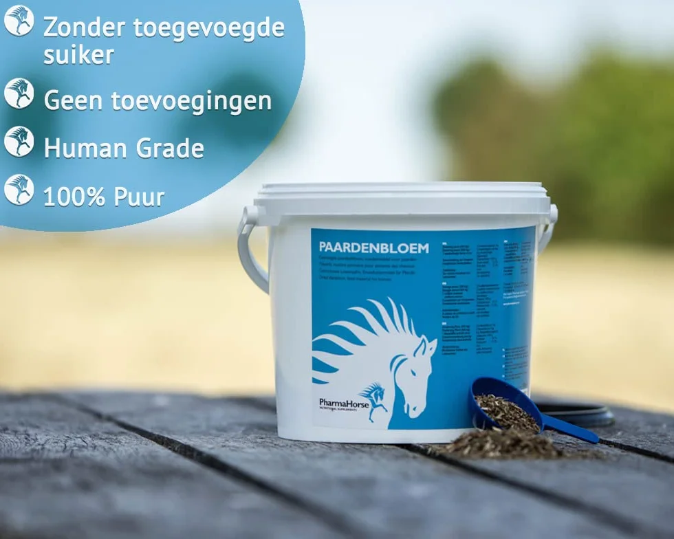 PharmaHorse Pissenlit 1000 grammes Foie Digestion sans dopage