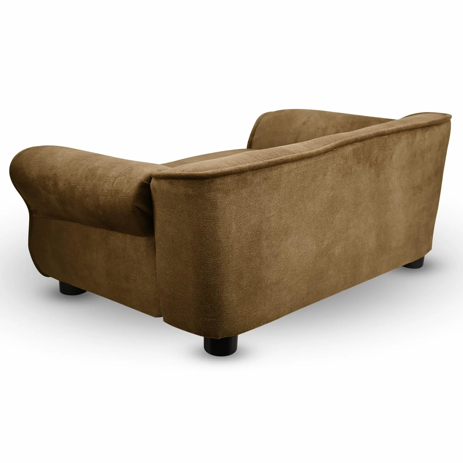 MG Design Canapé pour Chien et Chat Marron Structure en Bois Assise rembourrée Facile à Nettoyer