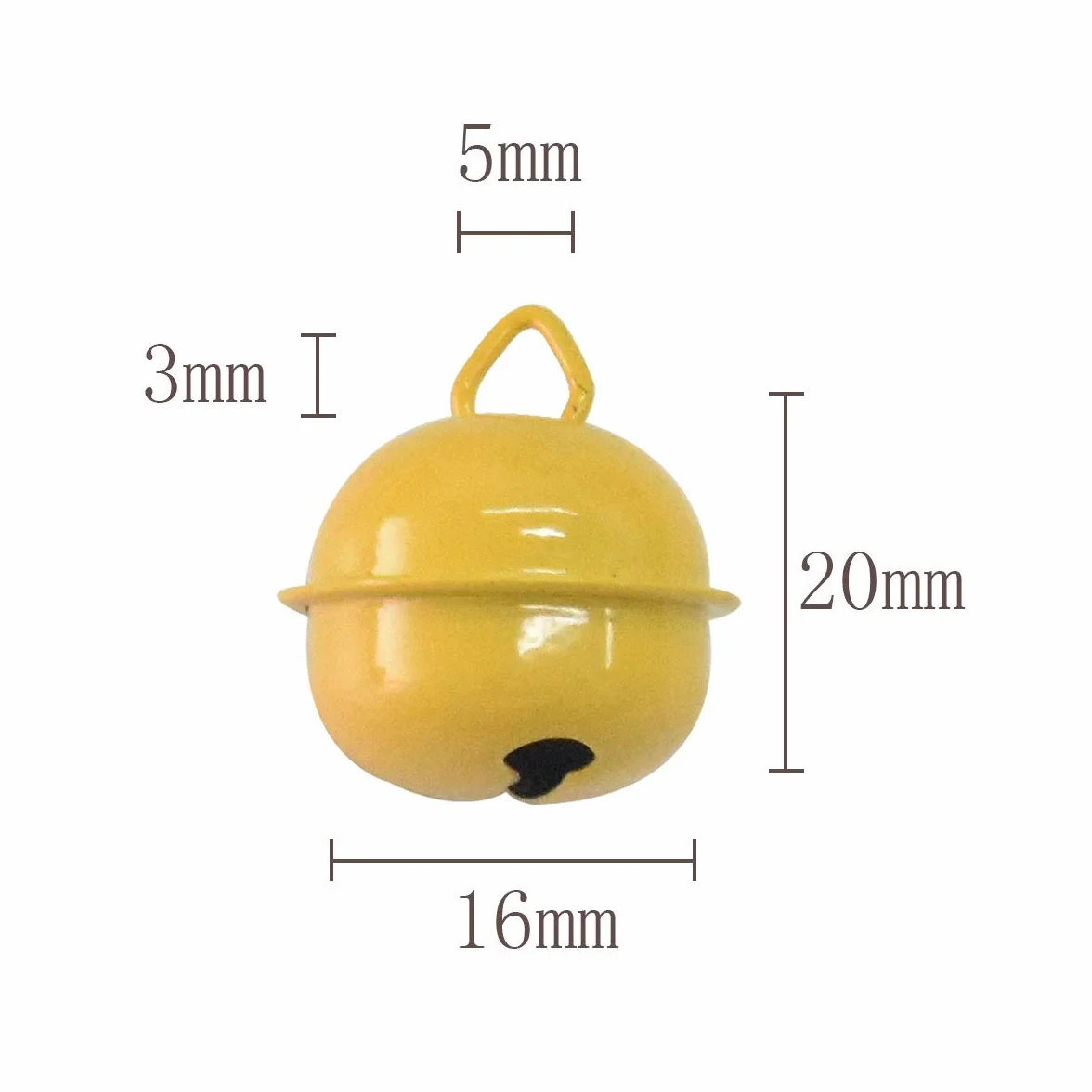 Jinlaili 22mm Metal Bell Pendants for Pet Collars Cat Dog Christmas Decoration