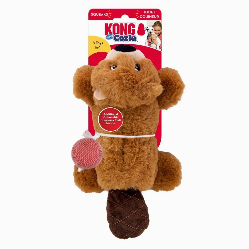KONG - Cozie Pocketz Beaver M 24 x 18 x 7,5 cm