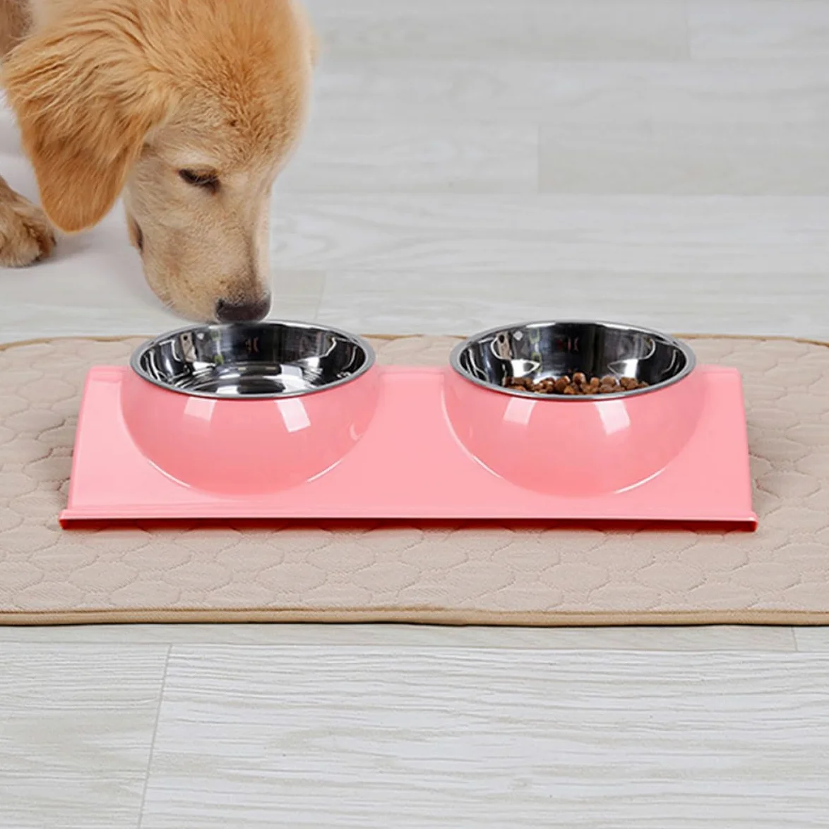 Amosfun Tapis Propreté Chiot Absorbants pour Chien, Alèses pour Animaux, Tissu Imperméable et Lavable, Skin-Friendly