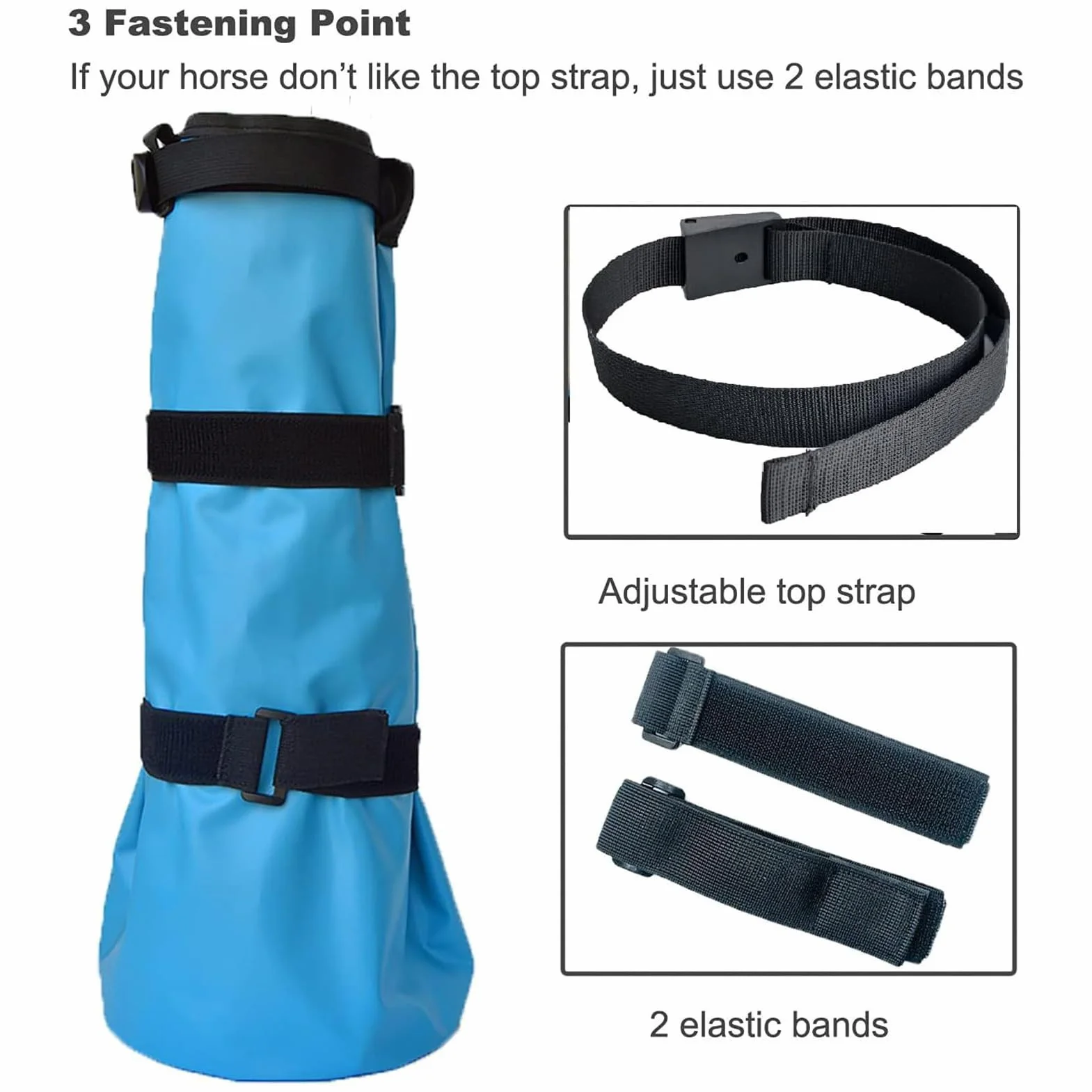 Botte De Trempage Des Sabots – Les Bottes De Glace Pour Chevaux Favorisent La Avec Un Coussinet EVA | Botte De Trempage Avec Sangles Réglables Pour Chevaux – Écurie, Pâturage, Ferme, Ranch, S