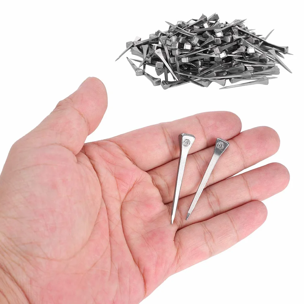 Nikou Clous en fer à cheval - 250Pcs Acier E4 Stable Horseshoe Nail Cheval Outil Équipement Accessoires 4.8CM Facile à utiliser