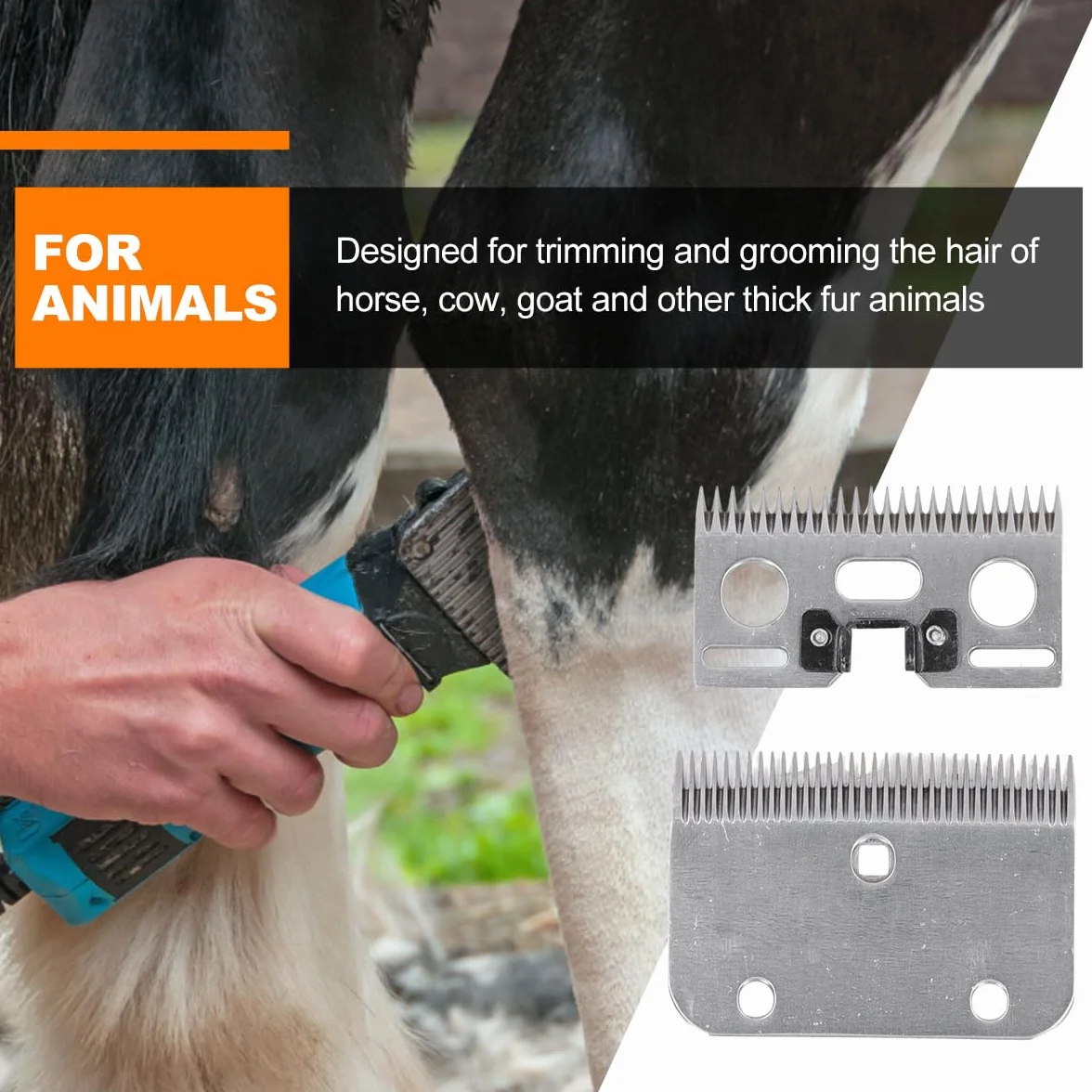 Lames de rechange carbure 35 dents pour ciseaux à chevaux tondeuse professionnelle