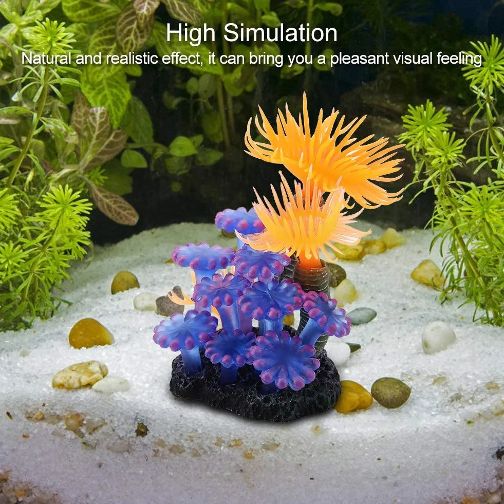 Corail Artificiel Décoration Réservoir Poissons Simulation Maison