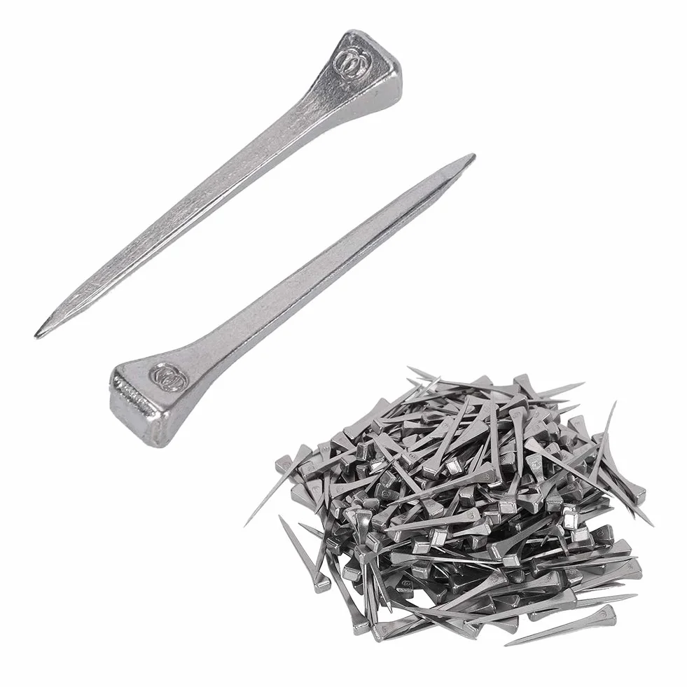 Nikou Clous en fer à cheval - 250Pcs Acier E4 Stable Horseshoe Nail Cheval Outil Équipement Accessoires 4.8CM Facile à utiliser