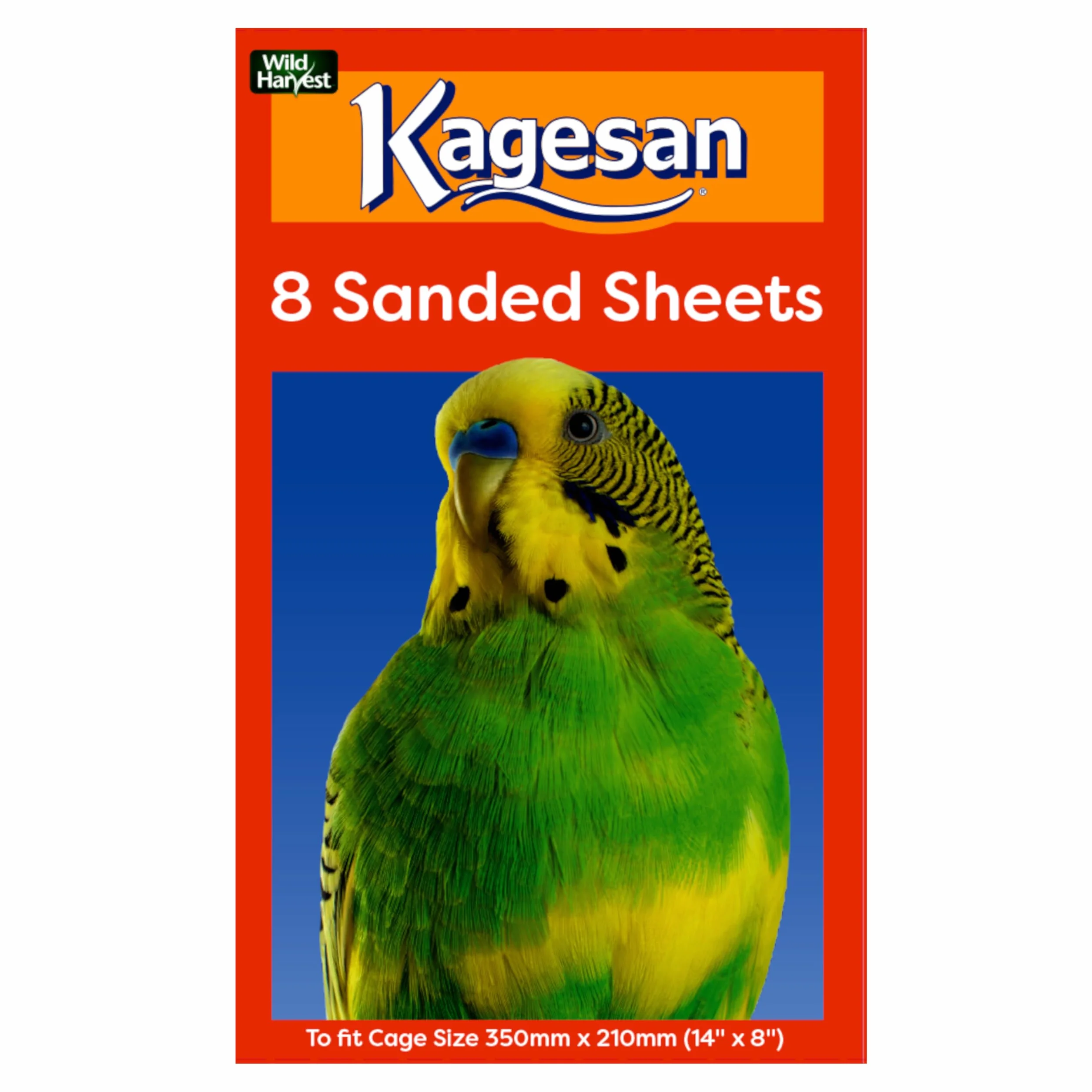 Feuilles de Sable pour Cages à Oiseaux 35 x 21 cm Boîte de 96