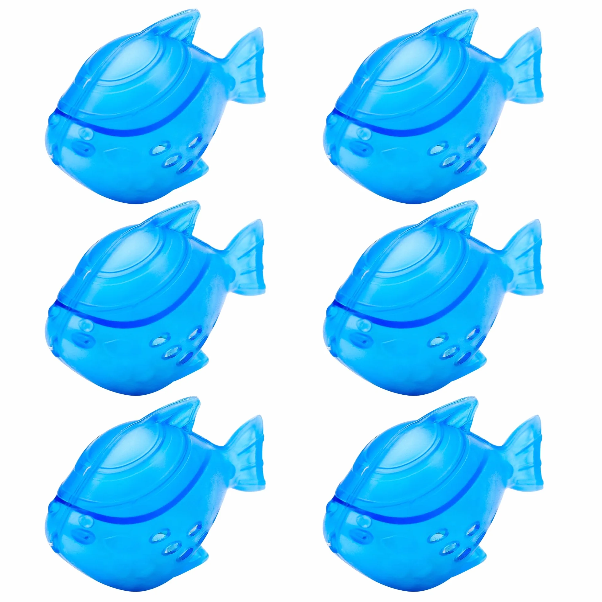 Lot de 6 humidificateurs de nettoyage pour poissons compatibles avec aquariums - Bleu