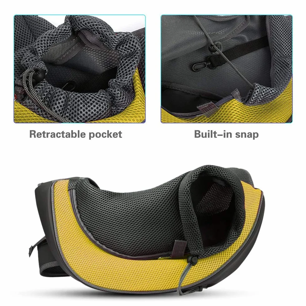 Sac de Transport pour Chat et Chien Bandoulière Épaule Sling