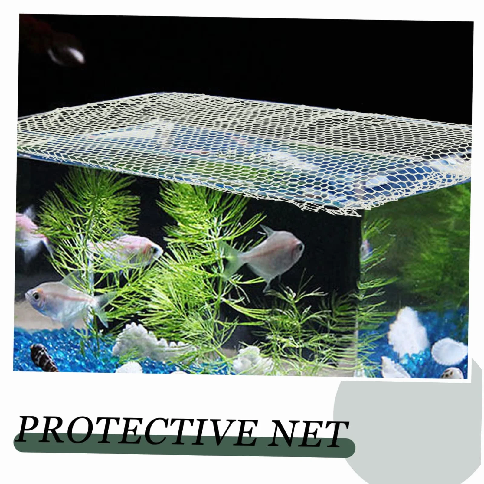 Filet Anti-Saut pour Aquarium Maille à Monter -même Protection Tortues Poissons