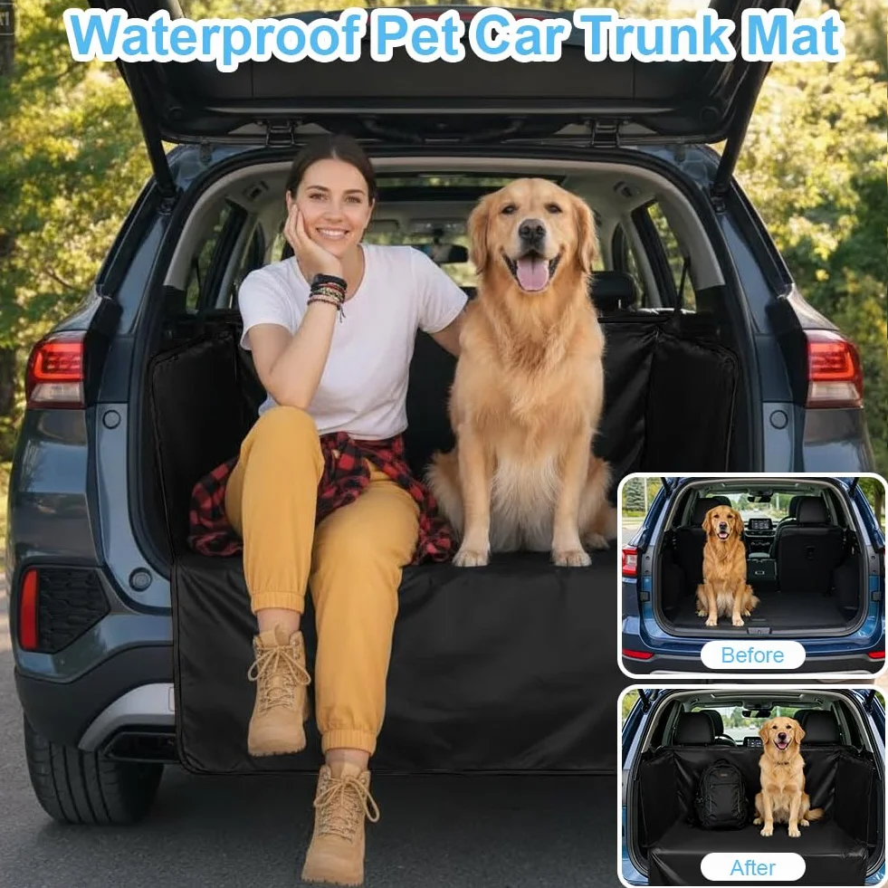 Housse de Protection Voiture Chien AUYAO, Imperméable 180x105cm, pour SUV