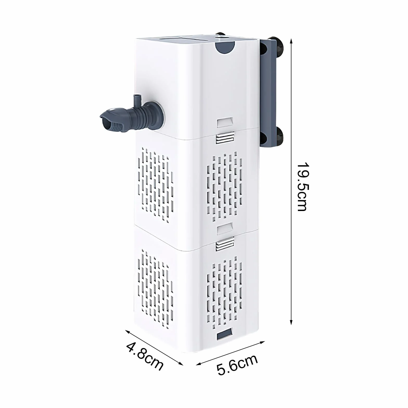 Filtre Intérieur d'Aquarium 60 L Avec Pompe - Système de Filtration Pour Crevettes