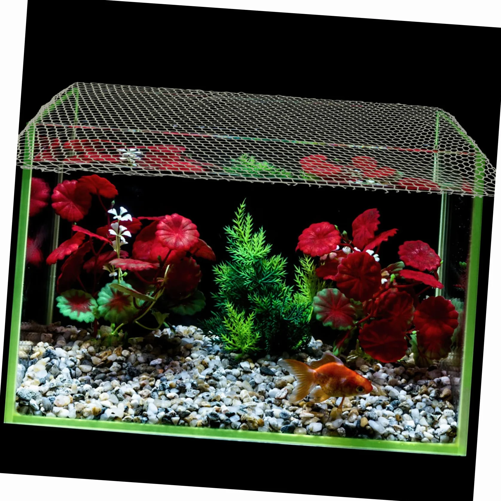 Filet Anti-Saut pour Aquarium Maille à Monter -même Protection Tortues Poissons