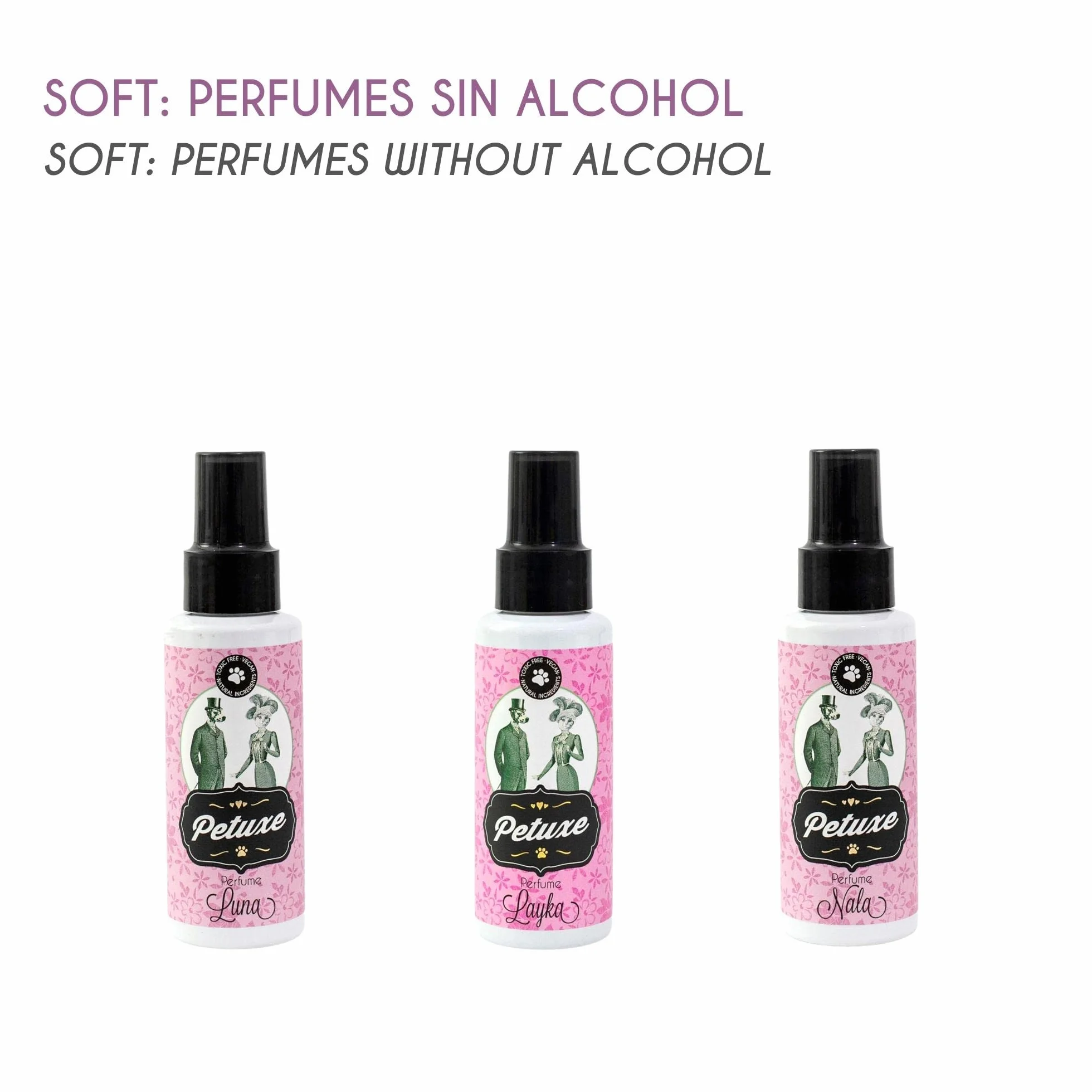 Petuxe Parfum Vegan pour chiens spray de Cologne animaux de compagnie correcteur d'odeurs longue durée
