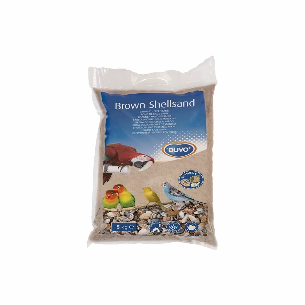 Duvoplus Sable Brun Fond de Cage 5KG Oiseaux