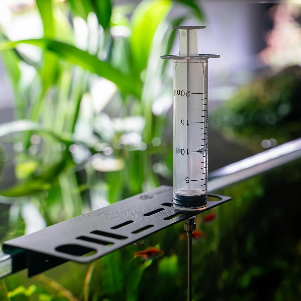 LINLAN Aquarium 40cm Acier Inoxydable Kit Aiguilles Longues avec Seringues 5ML 20ML Fertilisation Élimination Algues
