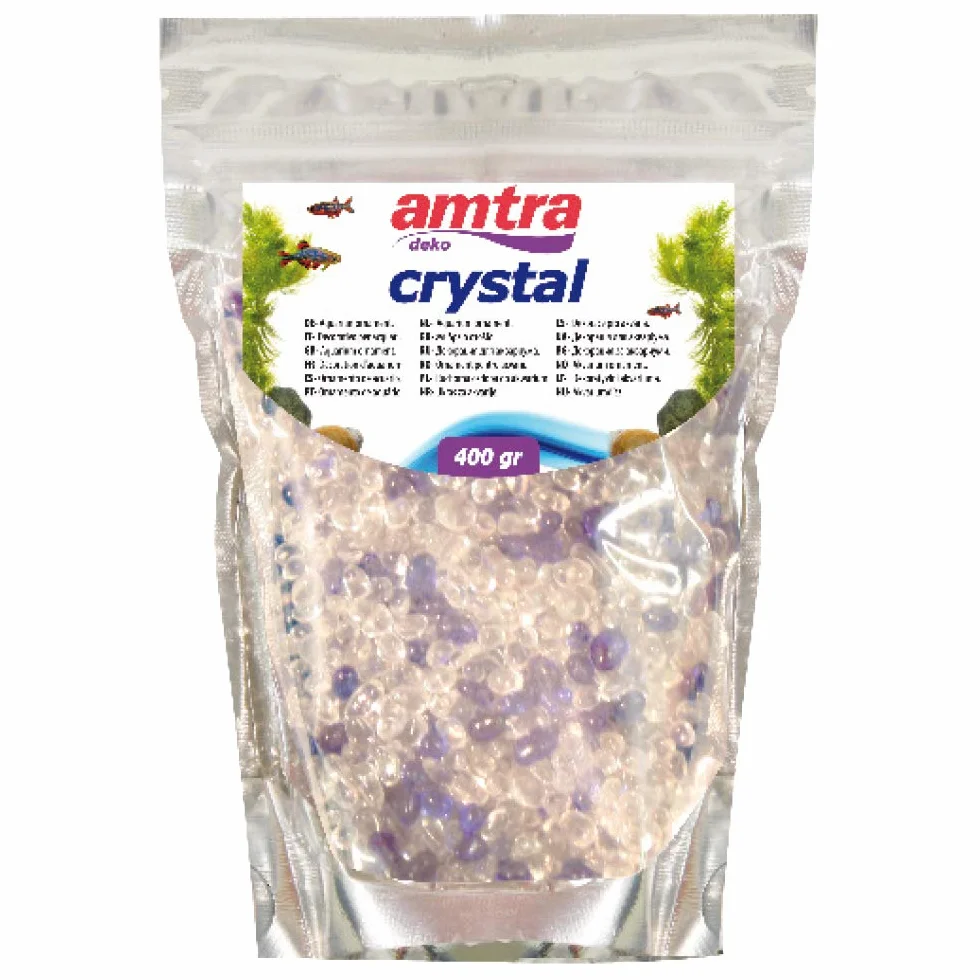 Amtra WAVE Crystal Sand pour Aquariophilie Blanche/Bleu 400 g